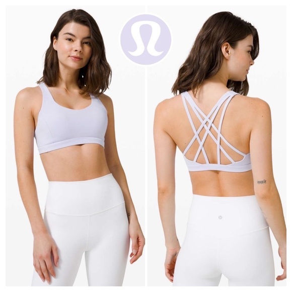 🍋 Lululemon • 2020 Free To Be Serene Bra in Serene Blue - Size 2